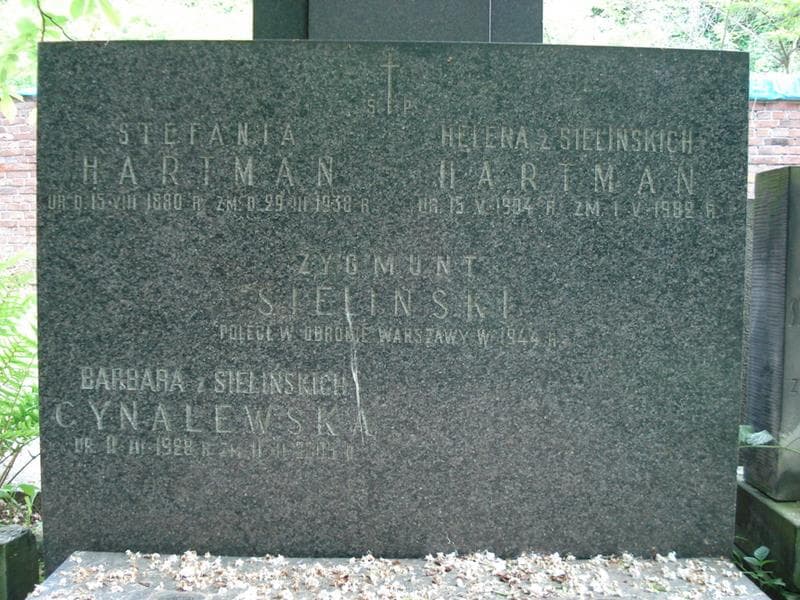 Zdjęcie grobu Stefania Hartman (2)