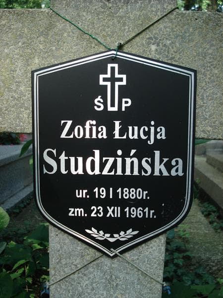Zdjęcie grobu Zofia Łucja Studzińska (2)