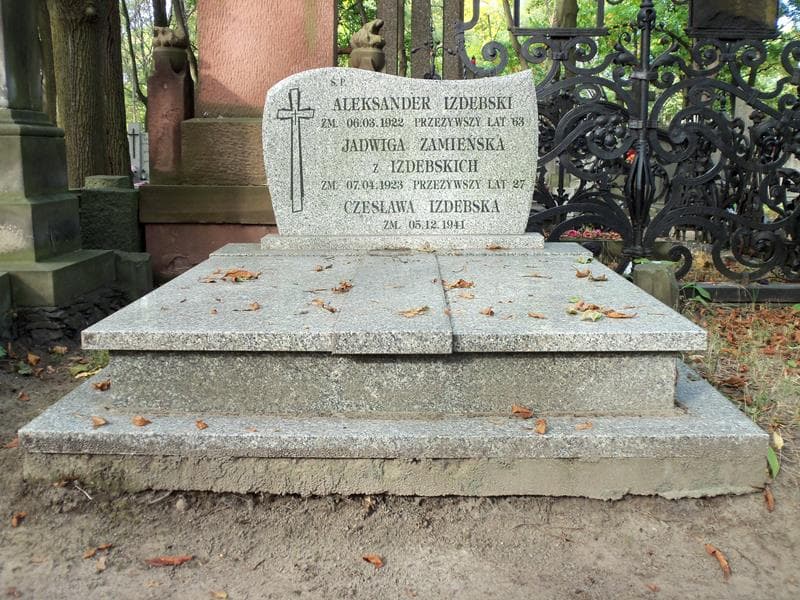 Zdjęcie grobu: Czesława Izdebska