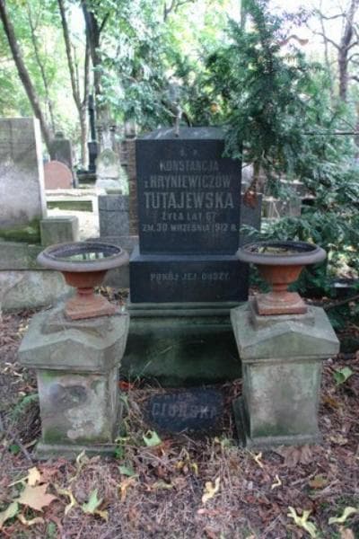 Zdjęcie grobu Konstancja Tutajewska (2)