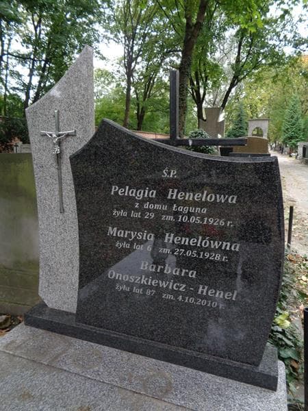 Zdjęcie grobu Pelagia Henelowa (2)