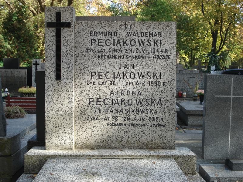 Zdjęcie grobu Jan Peciakowski (2)