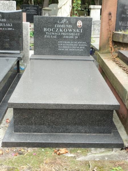 Zdjęcie grobu: Edmund Boczkowski