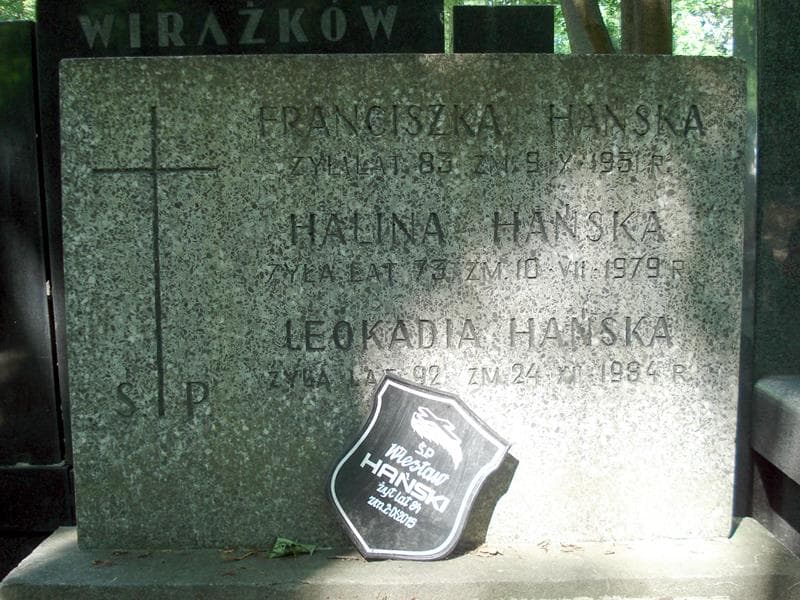 Zdjęcie grobu Franciszka Hańska (1)