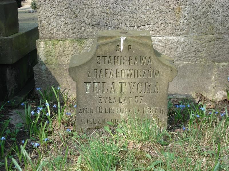 Zdjęcie grobu Stanisława Telatycka (1)