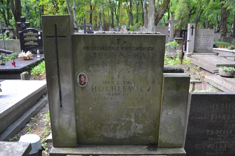 Zdjęcie grobu Franciszka Jedyńska (2)
