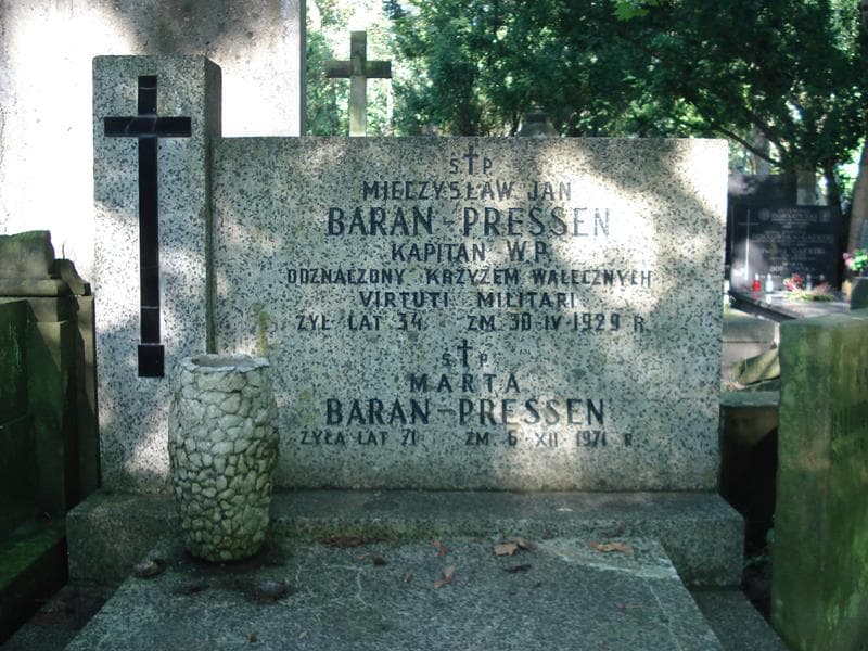 Zdjęcie grobu Mieczysław Jan Baran-Pressen (2)