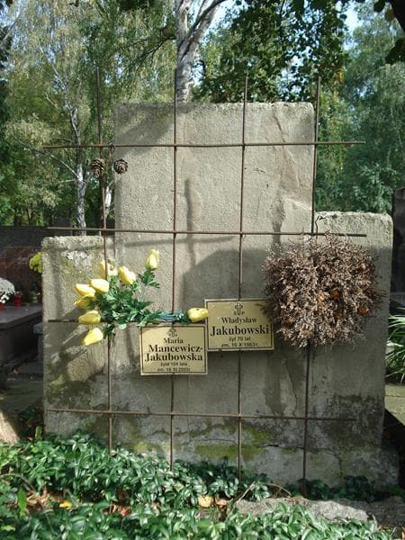 Zdjęcie grobu Maria Mancewicz-Jakubowska (2)