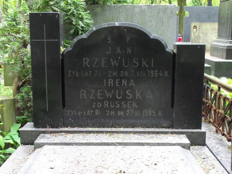 Zdjęcie grobu Irena Rzewuska (2)