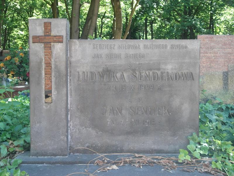 Zdjęcie grobu Ludwika Sendekowa (1)