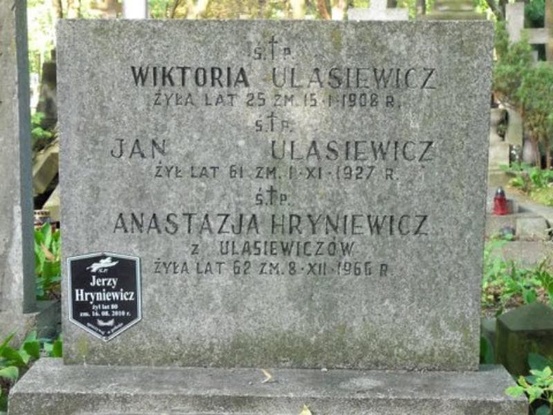 Zdjęcie grobu Wiktoria Ulasiewicz (2)
