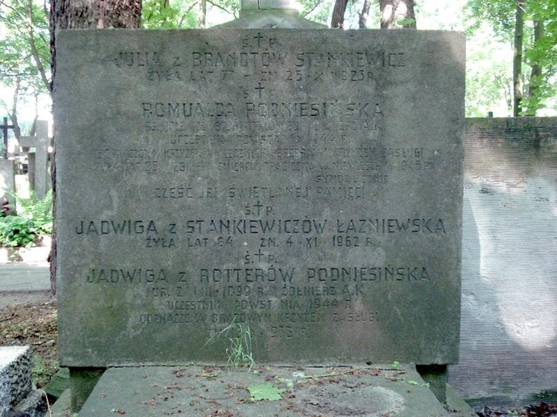 Zdjęcie grobu Romualda Podniesińska (1)