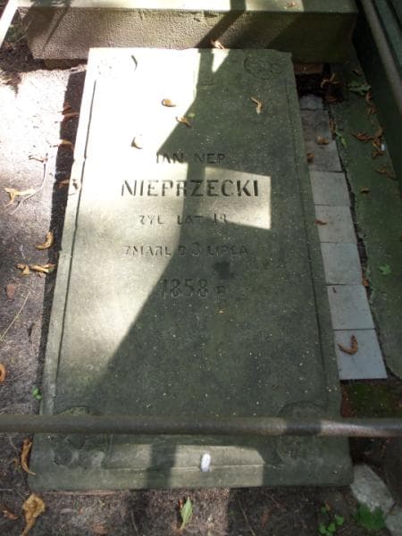 Zdjęcie grobu Ian Nep. Nieprzecki (2)
