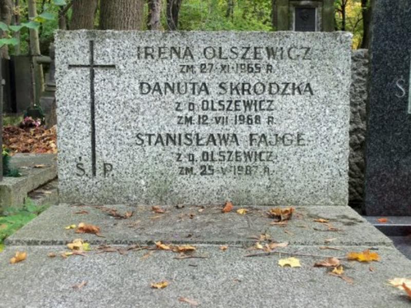 Zdjęcie grobu Irena Olszewicz (2)