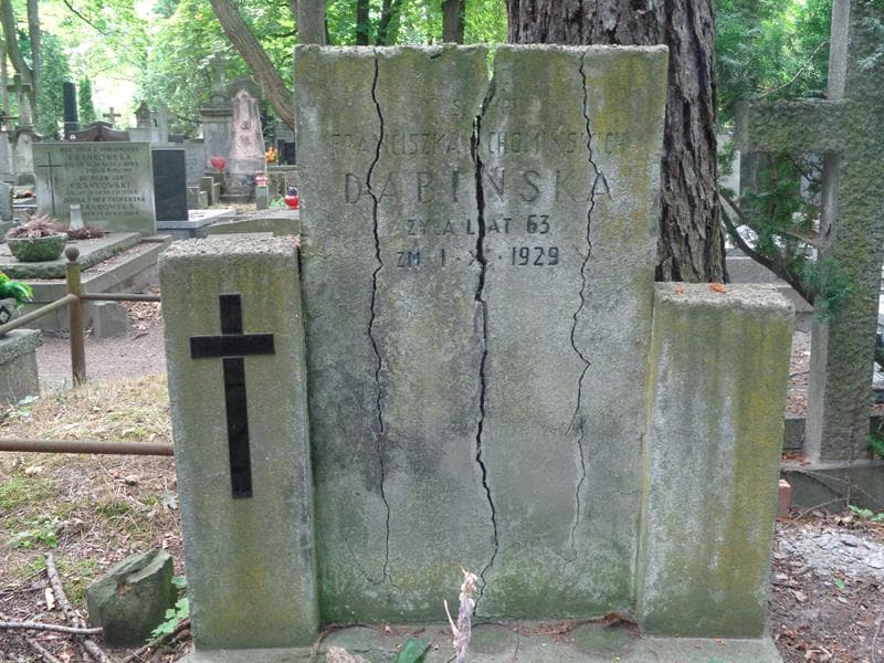 Zdjęcie grobu Franciszka Dabińska (2)