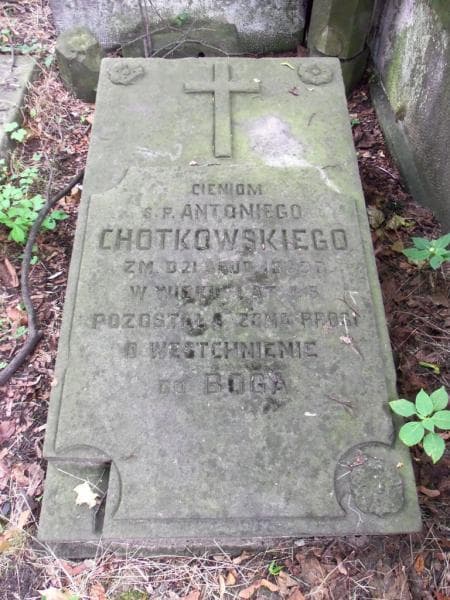 Zdjęcie grobu Antoni Chotkowski (2)
