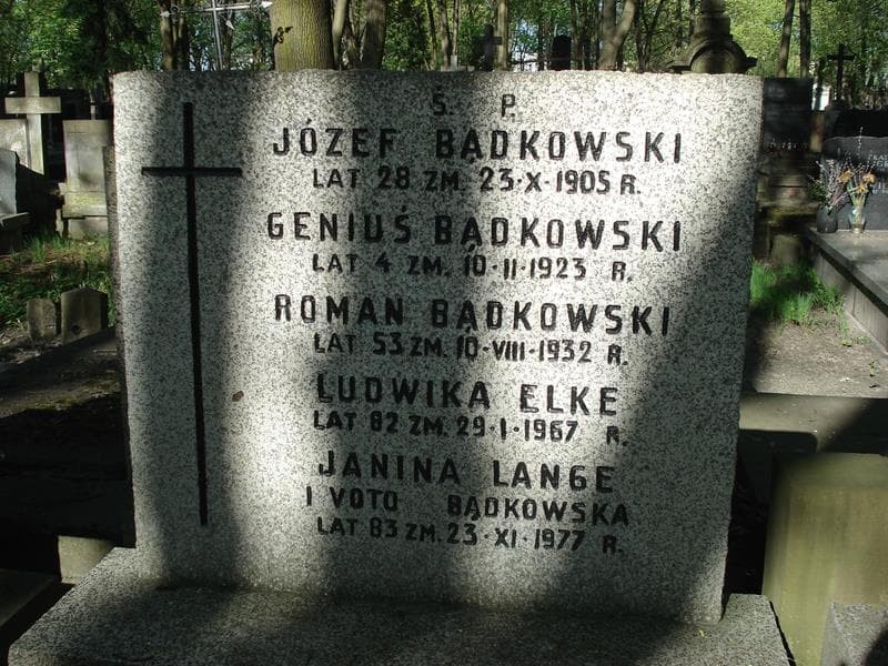 Zdjęcie grobu Geniuś Bądkowski (1)
