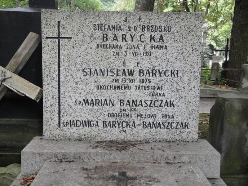 Zdjęcie grobu Stefania Barycka (2)