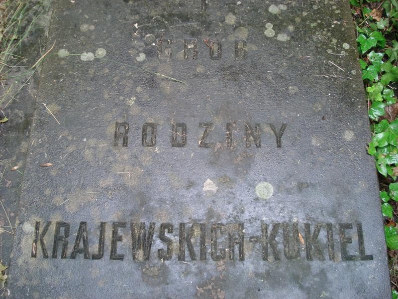 Zdjęcie grobu Krajewscy - Kukiel (2)