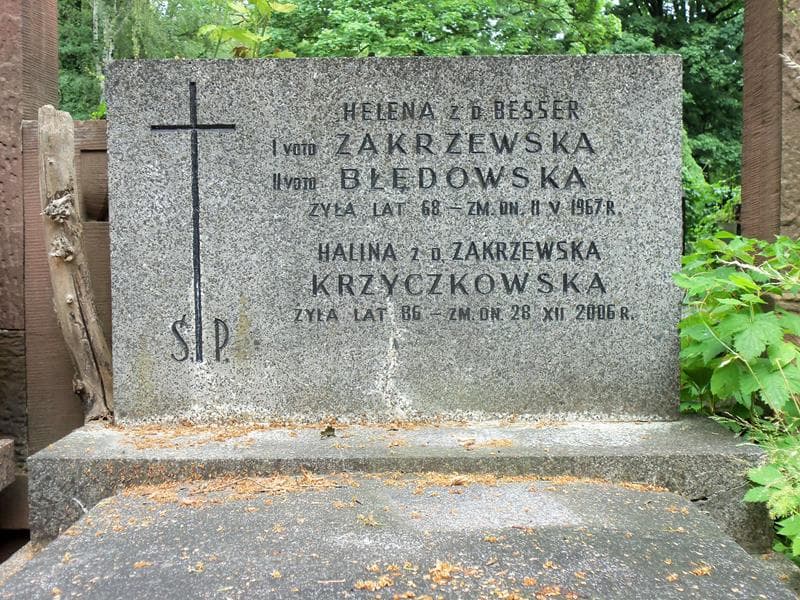 Zdjęcie grobu Helena Błędowska (2)
