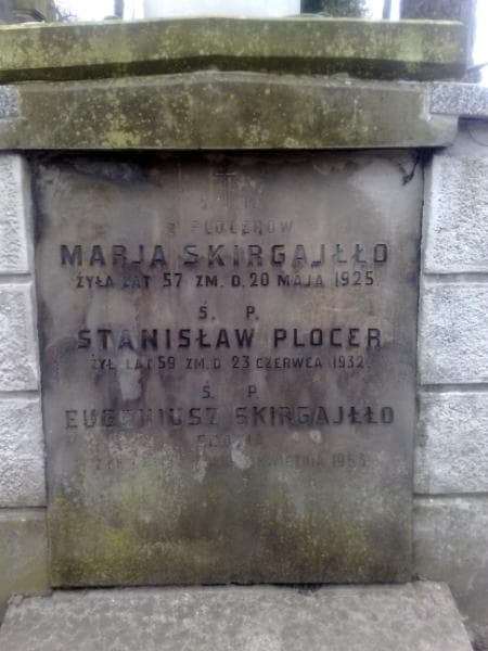 Zdjęcie grobu Stanisław Plocer (2)