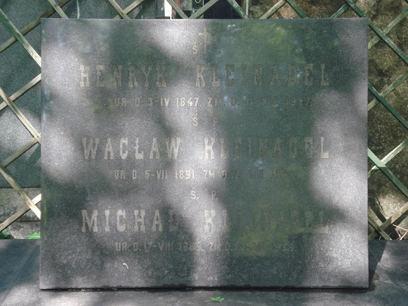 Zdjęcie grobu Henryk Kleinadel (2)