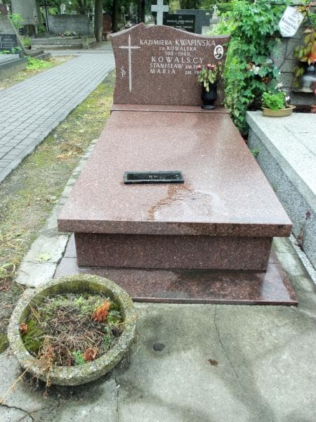 Zdjęcie grobu: Kazimiera Kwapińska