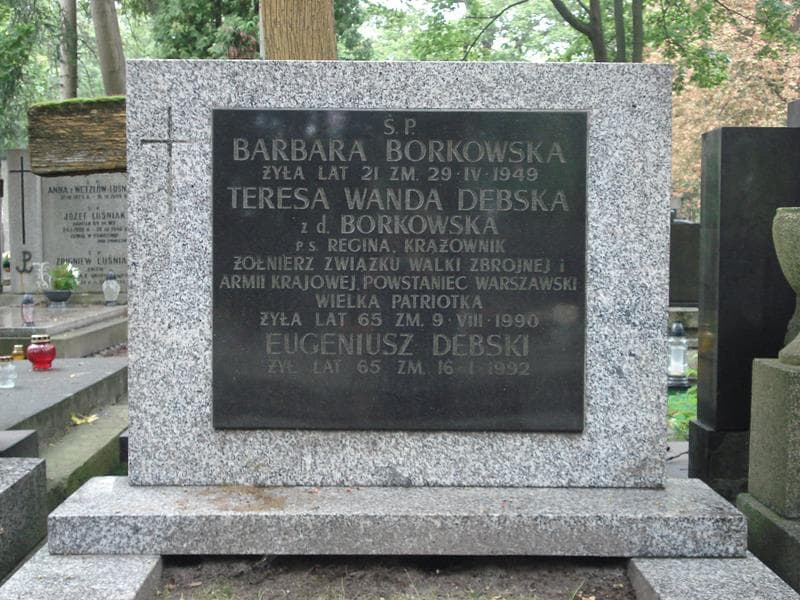 Zdjęcie grobu Barbara Borkowska (2)