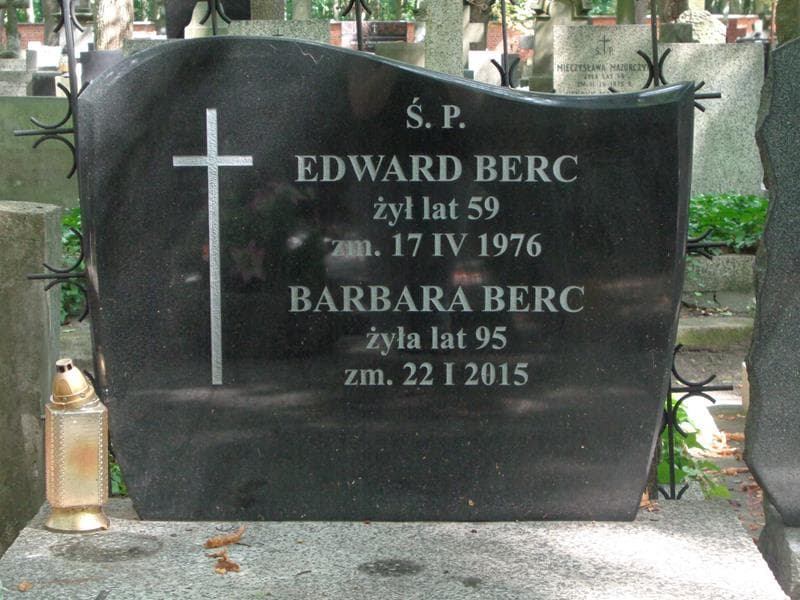 Zdjęcie grobu Edward Berc (2)