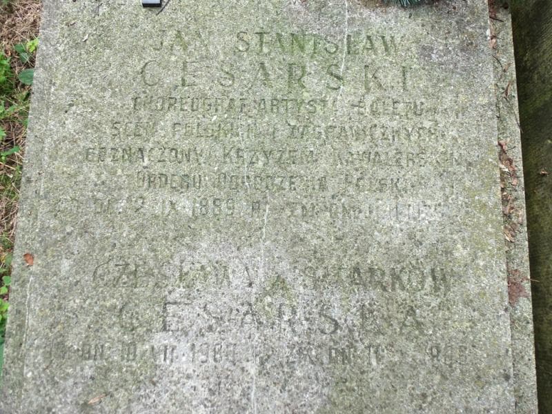 Zdjęcie grobu Jan Stanisław Cesarski (2)