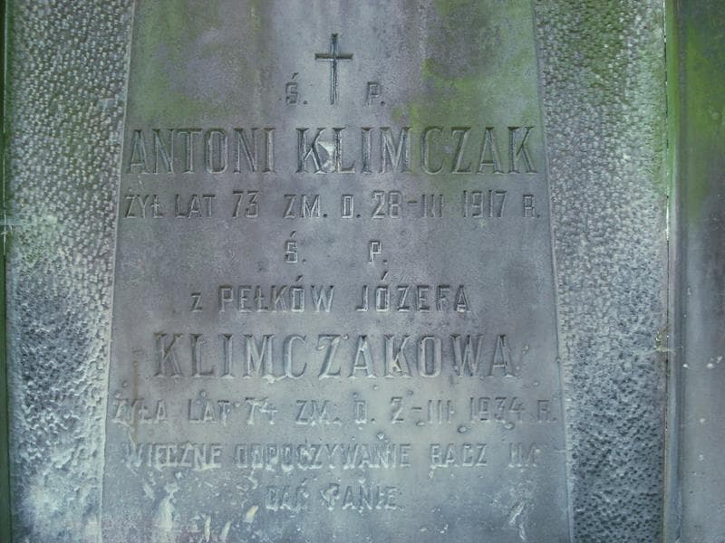 Zdjęcie grobu Józefa Klimczakowa (2)