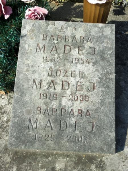 Zdjęcie grobu Barbara Madej (2)