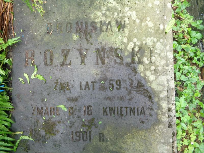 Zdjęcie grobu Bronisław Rożyński (2)