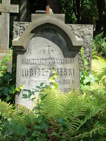 Zdjęcie grobu Gabryel Kazimierz Lubicz - Zaleski (2)