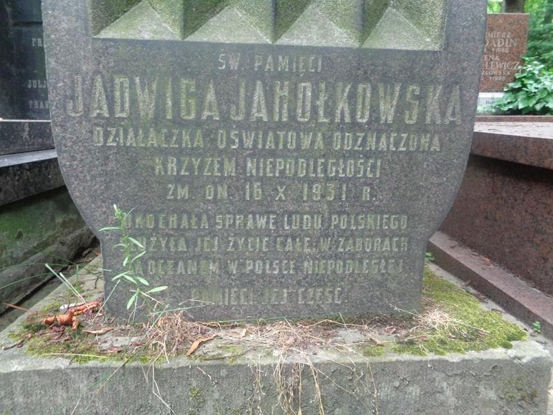 Zdjęcie grobu Jadwiga Jahołkowska (2)