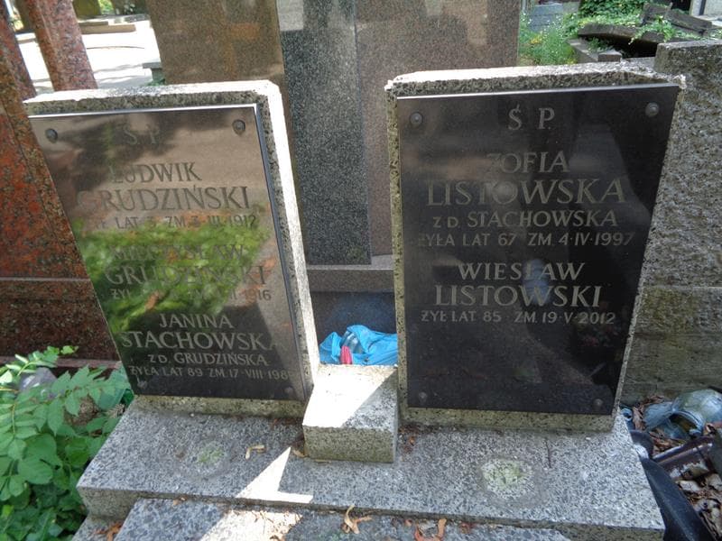 Zdjęcie grobu Zofia Listowska (2)