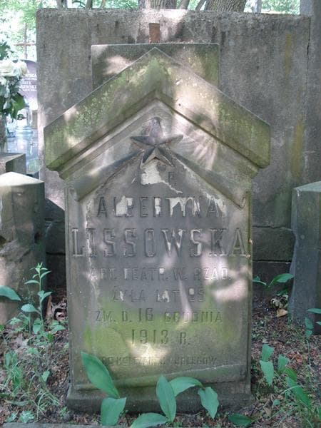 Zdjęcie grobu Albertyna Lissowska (1)