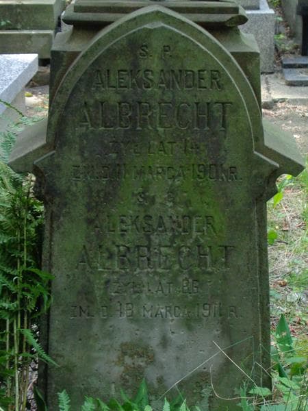 Zdjęcie grobu Aleksander Albrecht (2)