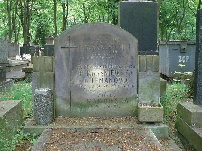 Zdjęcie grobu Zofia Lemanowa (1)