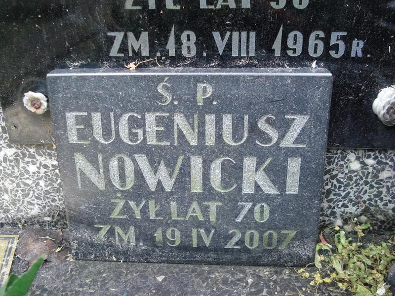 Zdjęcie grobu Eugeniusz Nowicki (2)