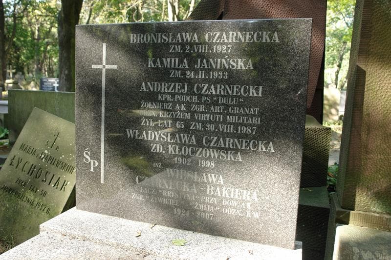 Zdjęcie grobu Bronisława Czarnecka (2)