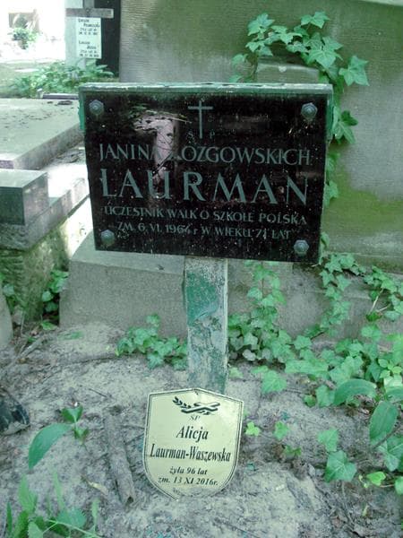 Zdjęcie grobu Alicja Laurman - Waszewska (1)