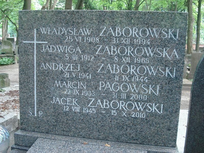 Zdjęcie grobu Andrzej Zaborowski (1)