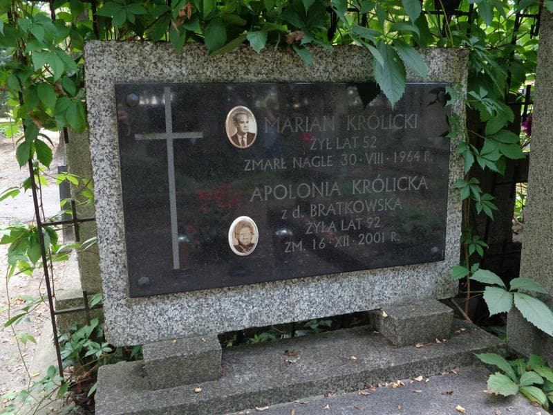 Zdjęcie grobu Apolonia Królicka (2)