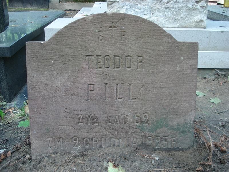 Zdjęcie grobu Teodor Pill (2)