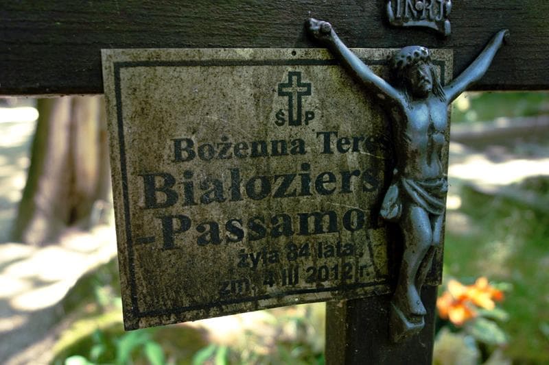 Zdjęcie grobu Bożenna Teresa Białozierska-Passamo... (2)