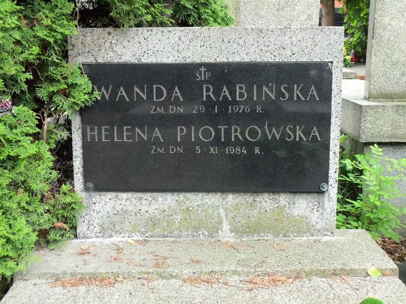 Zdjęcie grobu Helena Piotrowska (2)