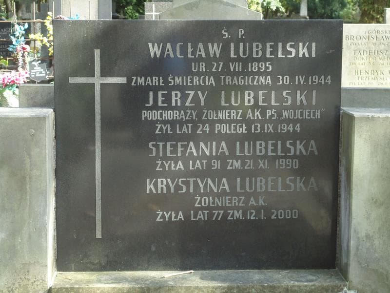 Zdjęcie grobu Krystyna Lubelska (2)