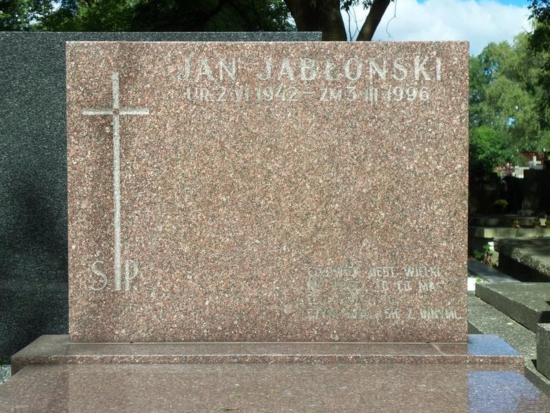 Zdjęcie grobu Jan Jabłoński (2)