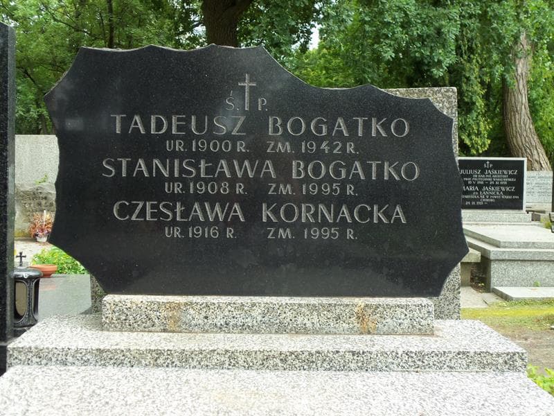 Zdjęcie grobu Stanisława Bogatko (2)